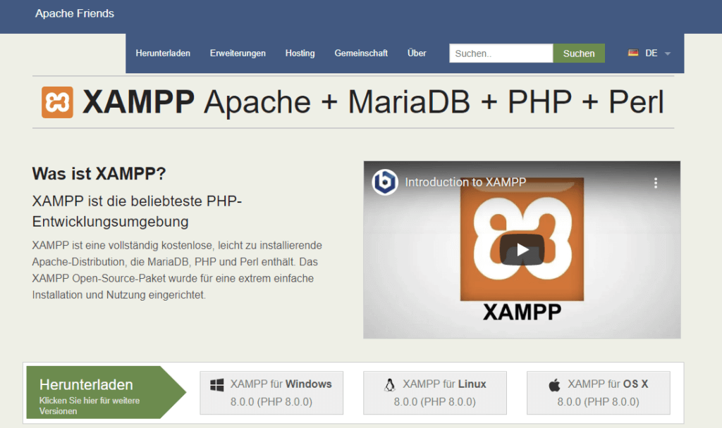XAMPP Download